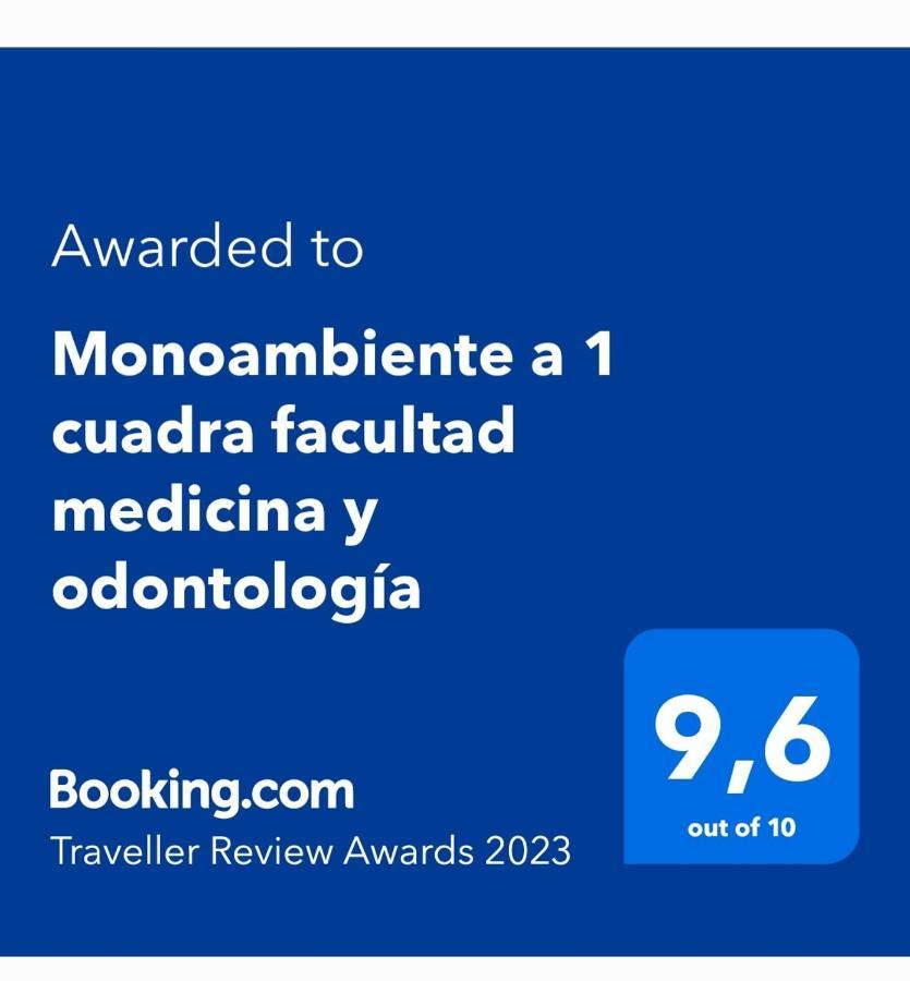 Apartamento Monoambiente A 1 Cuadra Facultad Medicina Y Odontología *